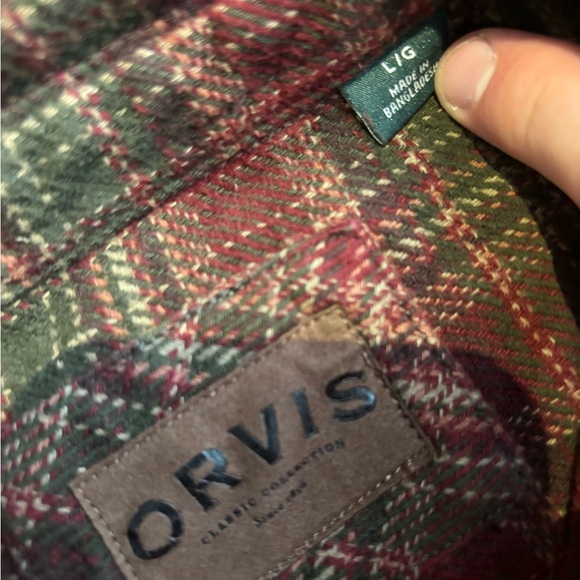 Orvis Flannel Men’s Size L Large Multi-Color - Picture 2 of 2
